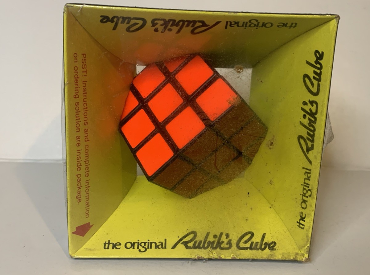 VINTAGE 1980 The Original Rubik's Cube by Ideal NEW IN BOX/SEAL | eBay
