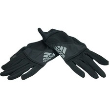 Adidas Black Cold Weather Gloves Fleece Lined Touchscreen Size Small