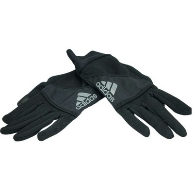 Adidas Black Cold Weather Gloves Fleece Lined Touchscreen Size Small