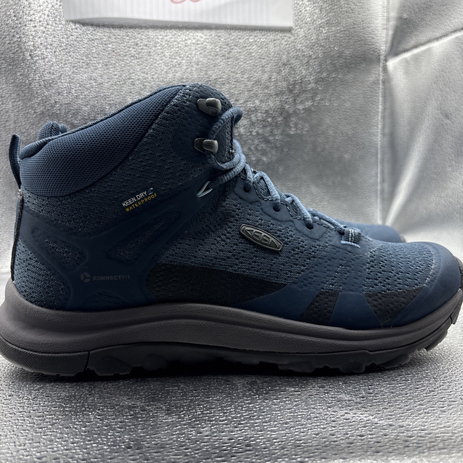 Stivali impermeabili Keen Terradora II KeenDry stivali da campeggio escursionismo blu da donna taglia 8 5