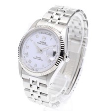 TUDOR PRINCE DATE-DATE 76214 36mm SS White Dial Automatic #C118
