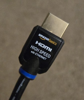 Amazon Basics HDMI High Speed With Ethernet Cable 6.5'' in Excellent Condition