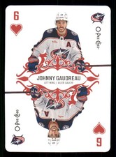2023-24 O-Pee-Chee Playing Cards #6HEARTS Johnny Gaudreau