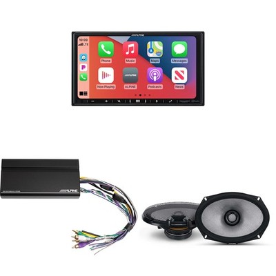 Alpine iLX-407 7'' Multimedia Apple Carplay Android Auto w/ R2-S69 6x9'' Bundle