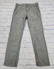 Levis 511 Trousers Pants MENS 32X32 Slim Tapered Leg Gray White Tag