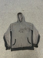 Vintage Hurley Hoodie Mens Medium Y2K Sweater Sherpa Lined Sweatshirt Skater