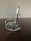Vintage Timex Collectible Mini Clock Rocking Chair Brass Novelty Desk Clock NIB — photo 7