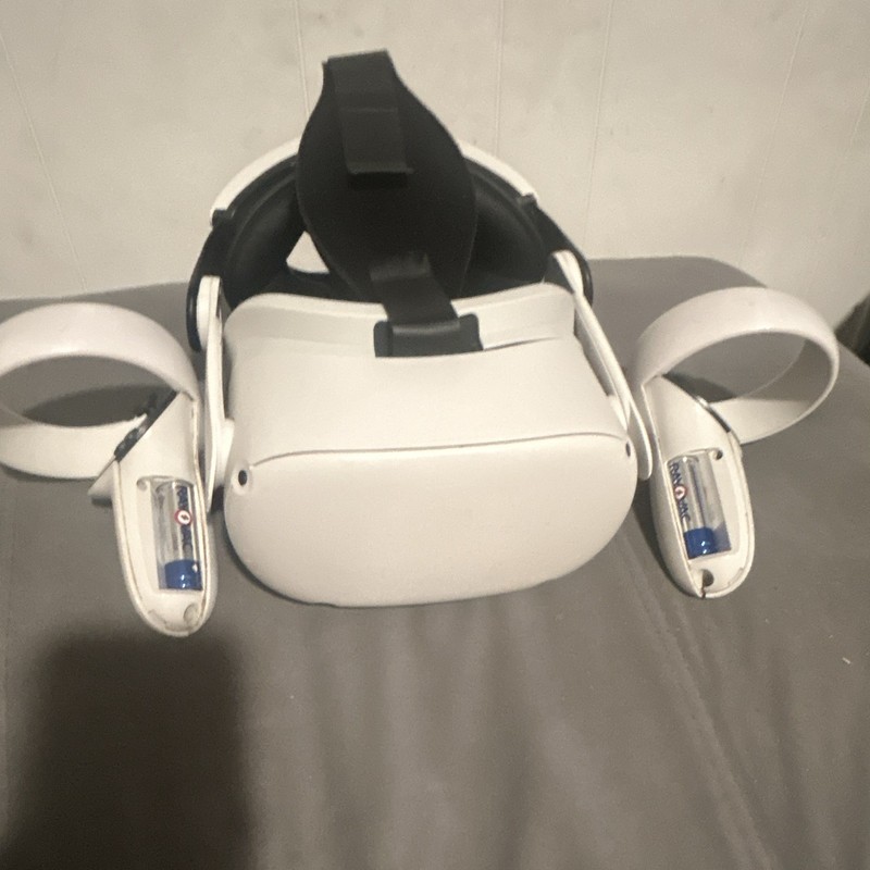 Meta Quest 2 Standalone Virtual Reality VR Headset with Controllers, White