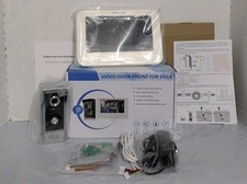 AMOCAM Video Intercom System, 7 Inche Monitor Wired Video Door Doorbell Kit, ...