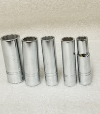 Williams Sd-series 12-drive 12-pt 5-pc Dual-band Deep Socket Set Made In Usa