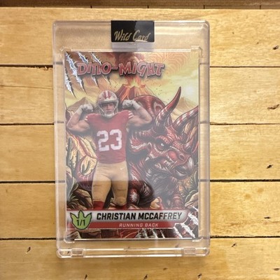 2026 Wild Card Dino-Might Christian McCaffrey Dino Eruption 1/1 DMDTC3-CM