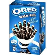 Oreo Vanilla Cream Filled Wafer Rolls 54g