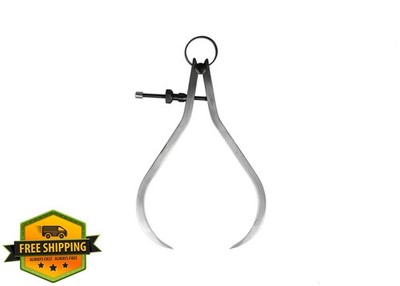 PEC Tools 6'' Spring Outside Calipers, Precision Measuring Tool