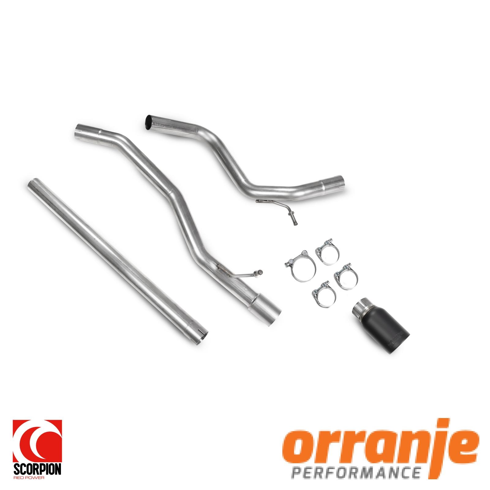 Scorpion Non-resonated Cat-Back System Volkswagen UP! GTI / UP! TSI 2018-2024 - Image 2