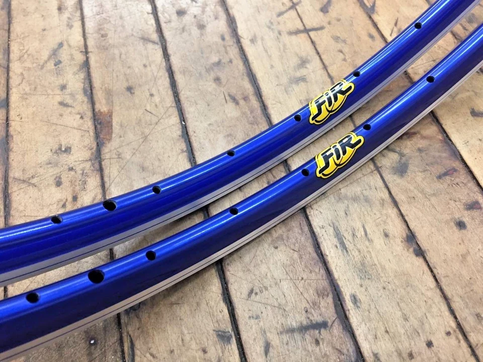 NOS 2x 700c FIR Net 97 Rims 36 Hole - Electric Blue - Made in Italy - Image 2 of 3