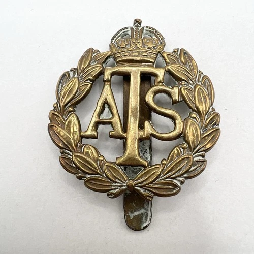 Genuine WW2 ATS Auxiliary Territorial Service Cap Badge