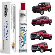 Ruby Red Metallic RR Touch Up Paint for Ford, Car Paint Scratch Repair Pen C...
