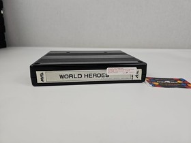 NEO GEO MVS WORLD HEROES SNK CARTRIDGE 100% Authentic *SECURITY SEAL* US SELLER