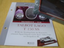 Talbot Lago T 150 SS - Silver-Cars-Collection - Atlas-Collection - 1:43-NEU+OVP!