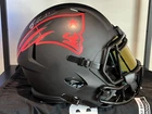 Rodney Harrison New England Patriots Signed Riddell Matte Black Replica Helmet