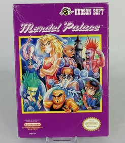 Mendel Palace NES Nintendo CIB Complete in Box Tested Working Video Game