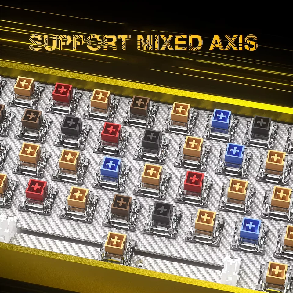 AULA WIN68HE Gaming Keyboard CNC Aluminum Rapid Trigger 8K Custom Mechanical 65% - Image 4 of 4