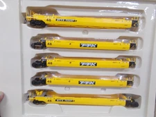 CON COR ~ TRAILER TRAIN 5-UNIT TWIN STACK CONTAINER CARS # 75347 ~HO SCALE