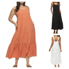 Felina Women's Tiered Maxi Dress