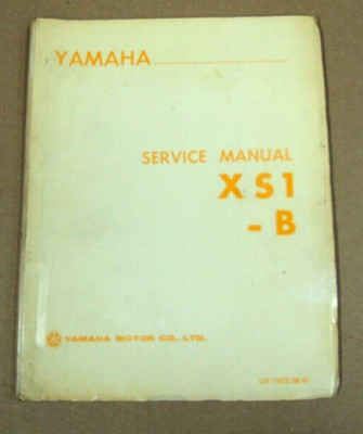 YAMAHA Service Manual ~ XS1B ~ LIT-11612-56-01