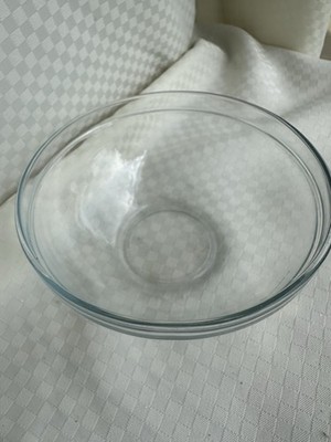 Vintage PYREX #325 Clear Glass Mixing Bowl 2.5L Made in USA Corning New York