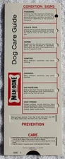 Vintage Milk-Bone Dog Care Guide Nabiso Milkbone Promo