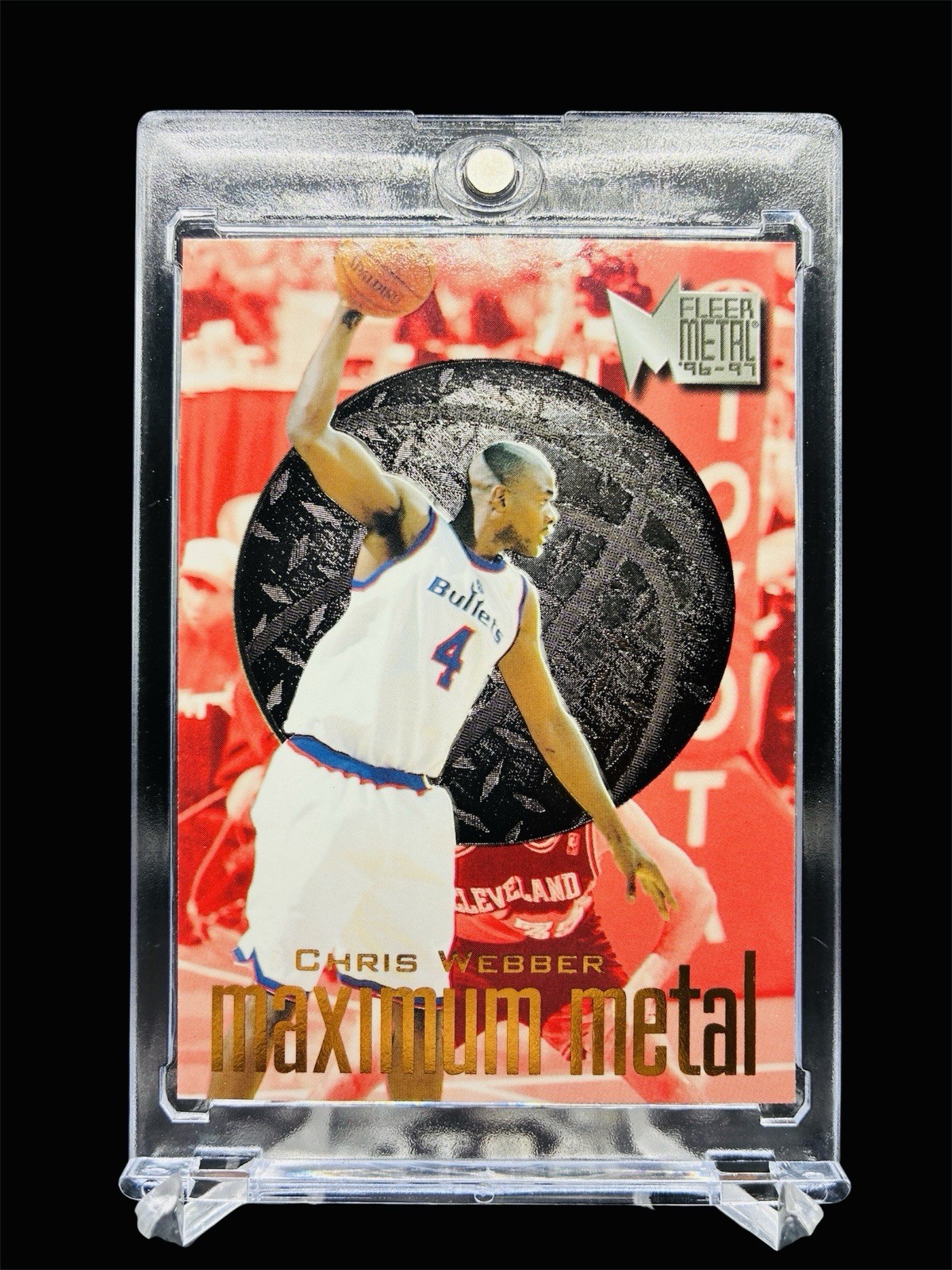 1996-97 Fleer Metal Maximum Metal Chris Webber #20 HOF NRMT🔥RARE🔥