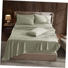 Extra Deep Pocket Sheet Sets, Luxury Soft 6 Piece Bed Sheet Set Fits Mattress