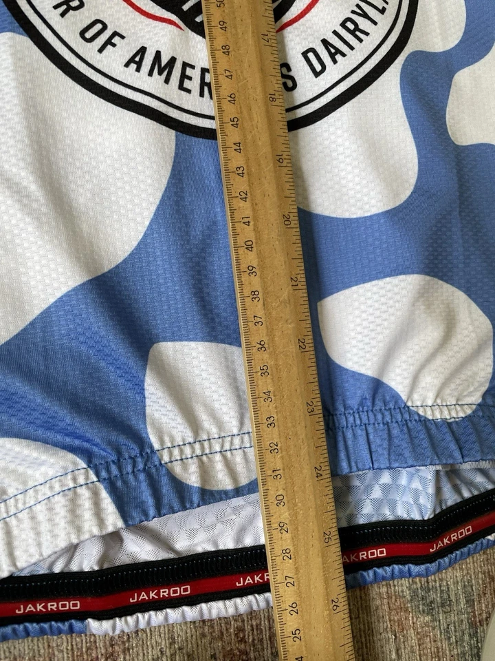 NOVA Jersey Masculina de Ciclismo Jakroo Fondo Small Tour America Dairylands Kwiktrip - Imagem 4 de 4