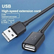 Male to Female USB Extension Cable 2.0 3.0 High Speed Data Cord