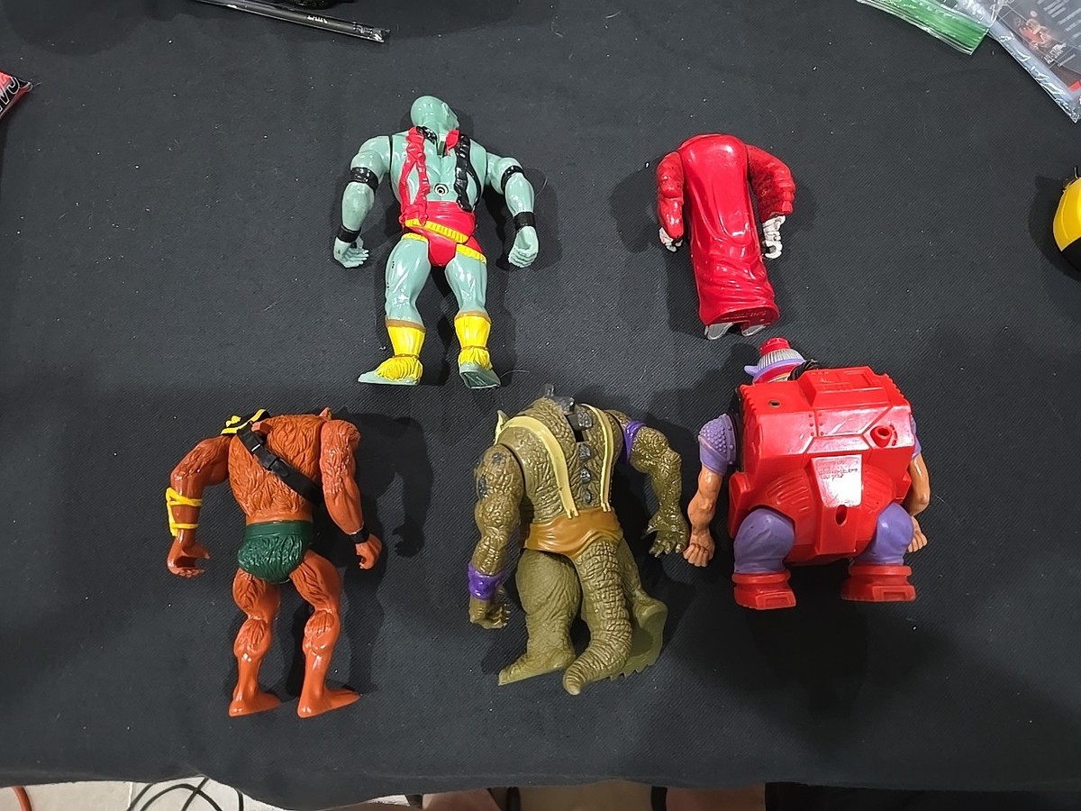 Vintage 80s Thundercats 5 Fig Lot Ram Bam Slithe Mumm-Ra