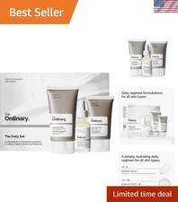 The Ordinary The Daily Set, Daily Skincare Routine with Squalane Cleanser, Hy...