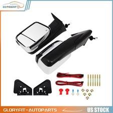 Chrome Pair Power Heated Tow Mirrors New Led Signal For 1998-2002 Dodge Ram Chrome Pair Power Heated Tow Mirrors New Led Signal For 1998-2002 Dodge Ram
