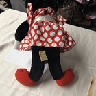 Applause Disney Minnie Mouse Plush Red Polka Dot Dress Silver Bow Red Shoes — photo 4