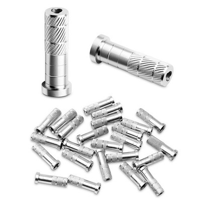 24 Pcs Archery Arrow Inserts, Aluminum .244/6.20mm Arrow Inserts for Carbon A...
