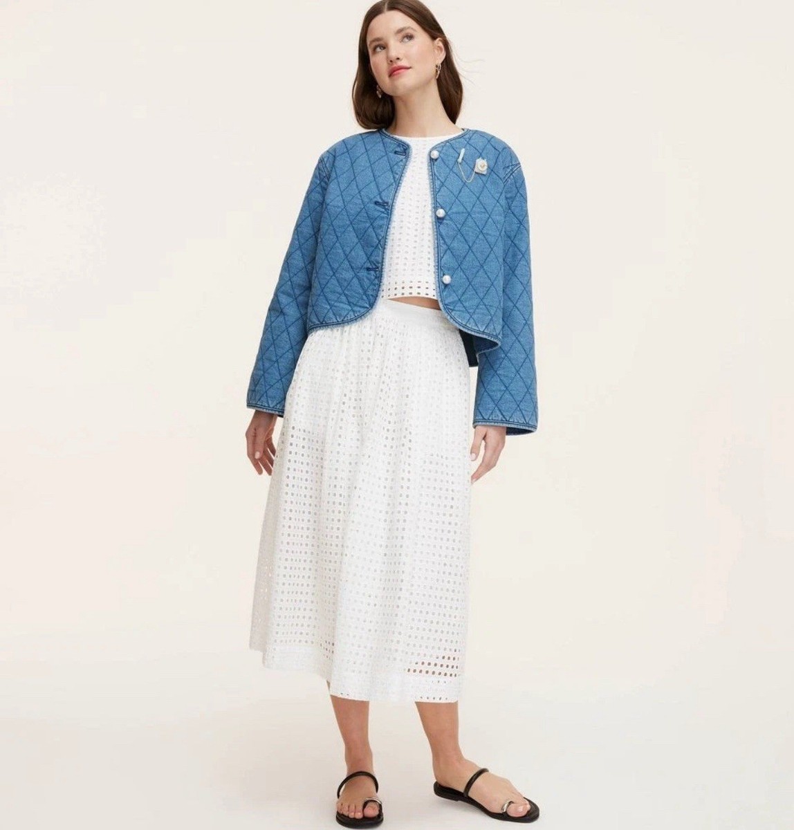 新品タグ付　kate spade ライトブルー ジャケット 130 新品タグ付 kate spade ライトブルー ジャケット 130（ケイト