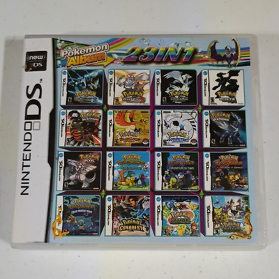 Pokemon 23 in 1 Game Cartridge w/ Case - Nintendo DS & Nintendo 3DS, Pokémon
