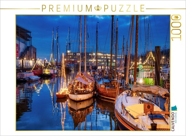 Calvendo Puzzle Museumshafen Vegesack | 1000 Teile Lege-GrößE 64X48Cm Foto-Puzzl-image