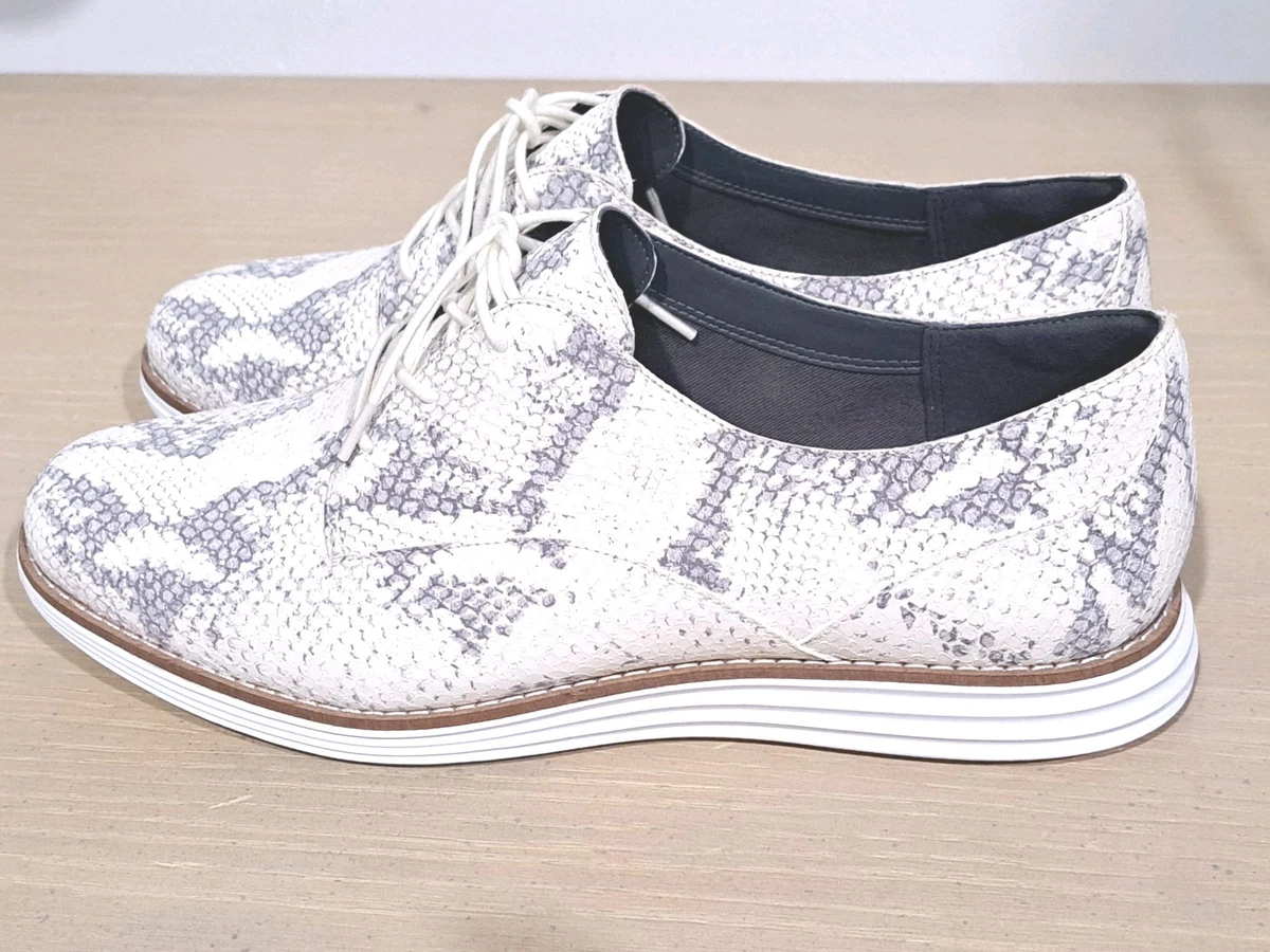 Cole Haan Women\'s Black and Cream Snake Print Oxfords Size 8 Women main image 3