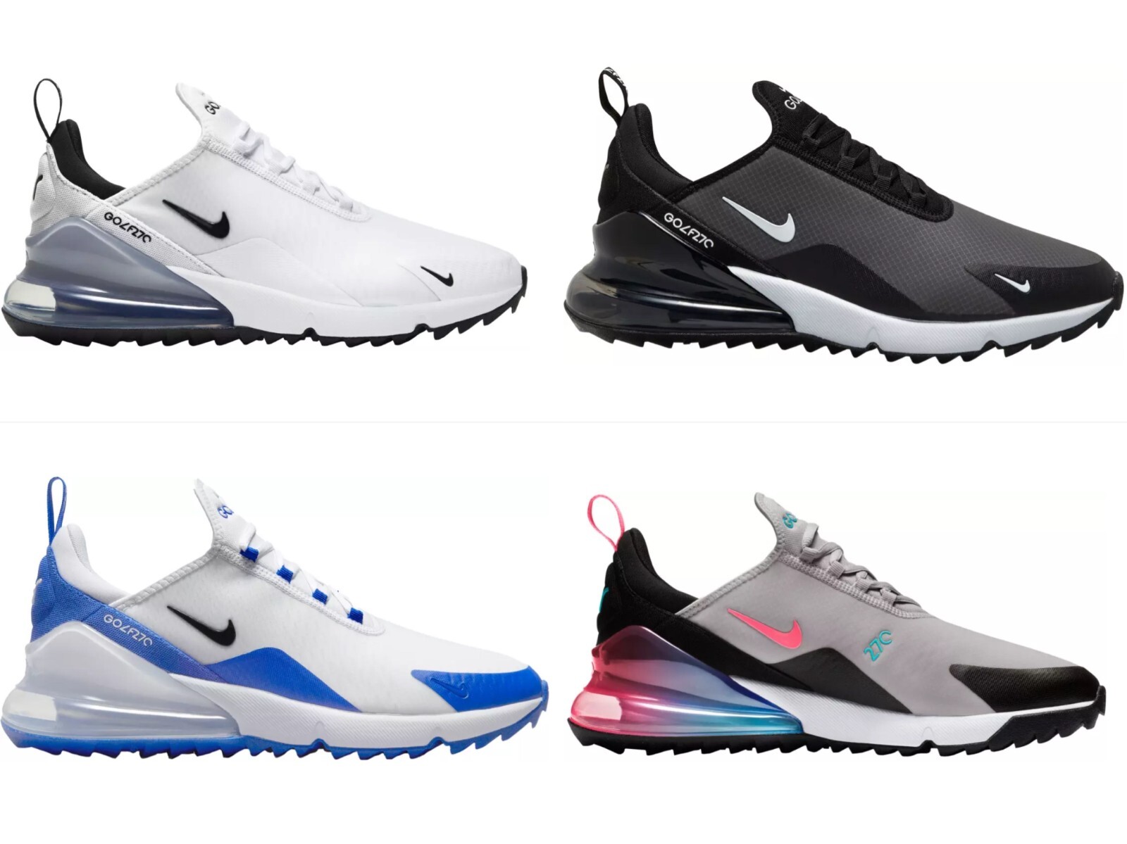 NEW Nike AIR MAX 270 G Menu0026#039;s Golf Shoes ALL COLORS US Sizes 7-14 NEW  IN BOX | eBay