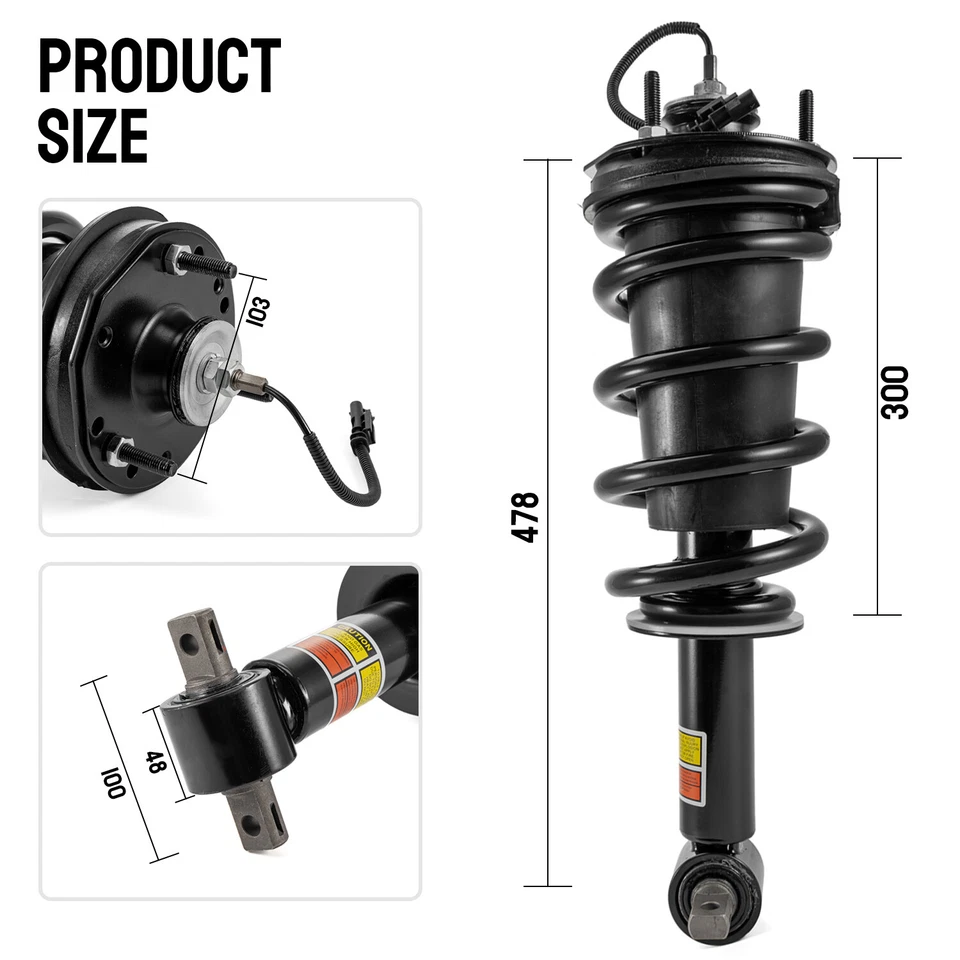 4x Front + Rear Shock Strut Assys Magneride for GMC Sierra 1500 Denali 2015-2018 - Изображение 3 из 4