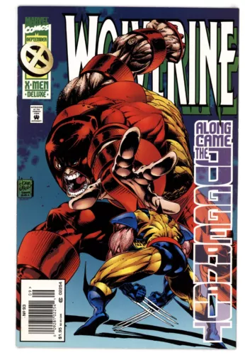 Wolverine #93 NM- 9.2 1995 Newsstand Edition Adam Kubert Cover