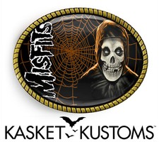 Misfits Belt Buckle - Crimson Skull Horror Punk Belt Buckle - 611