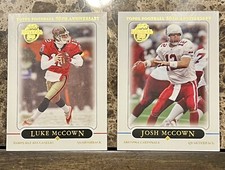 2005 Topps 5 -Luke & Josh McCown #145&160 Tampa Bay Buccaneers Arizona Cardinals