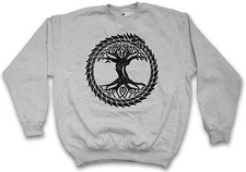 OUROBOROS YGGDRASIL SWEATSHIRT PULLOVER SWEATER Uroboros Ancient Snake Celtic